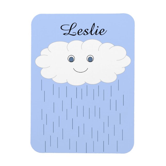 Ímã A nuvem chuvosa traz um sorriso: (Vertical)