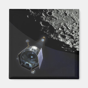 Imã A observação da cratera lunar
