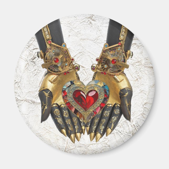 Imã A oferta - Coração nas Mãos (Frente)