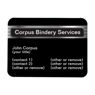 Ímã A oficina de encadernação do corpus presta