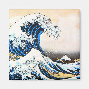 Imã A onda do Excelente de Kanagawa, Hokusai