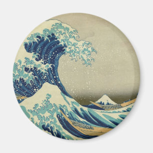 Imã A onda do Excelente de Kanagawa por Katsushika Hok