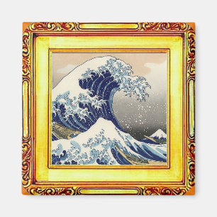 Imã A onda Excelente de Kanagawa, de Hokusai, Belas Ar