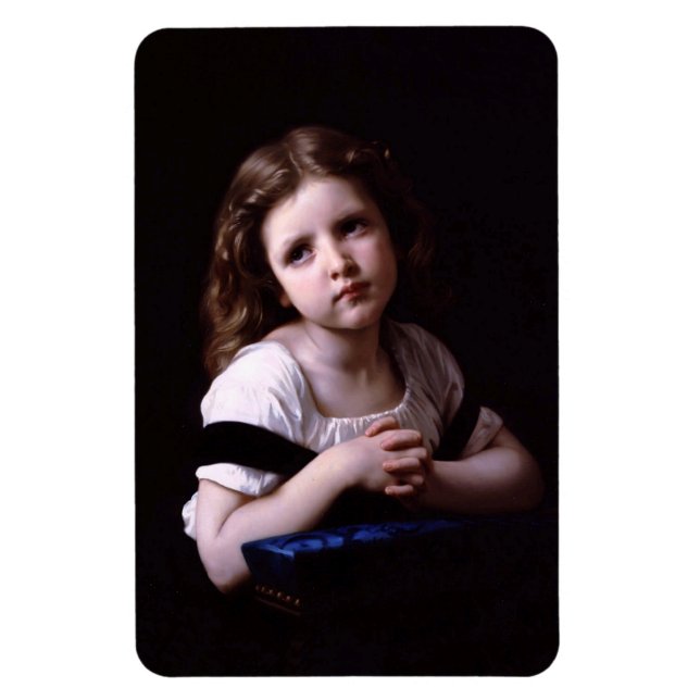 Ímã "A Oração" por William-Adophe Bouguereau Magnet (Vertical)