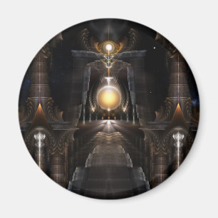 Imã A Órbita Da Arte Fractal Acrellis