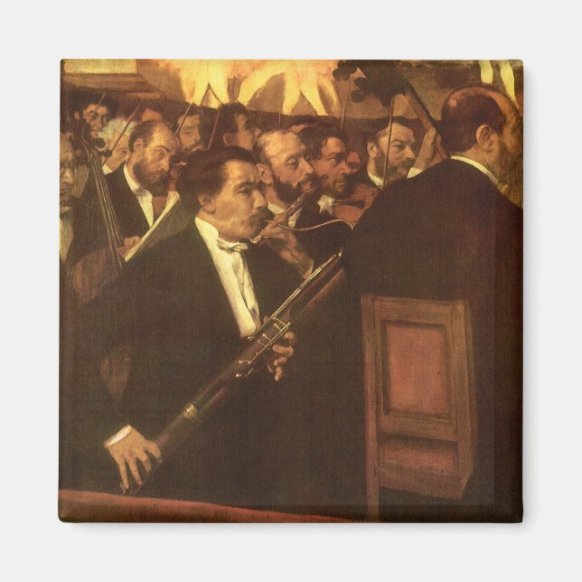 Imã A Orquestra de Ópera de Edgar Degas, Arte de Vinta (Frente)