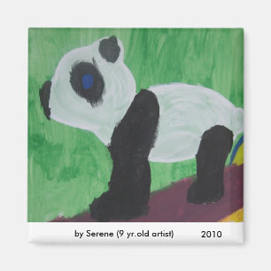 Imã A panda caçoa o ímã da arte