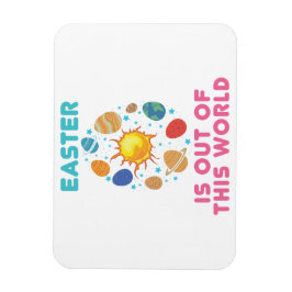 Ímã A páscoa está fora deste planeta espacial mundial