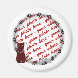 Imã A Pata do Cão Imprime o Quadro de Fotos