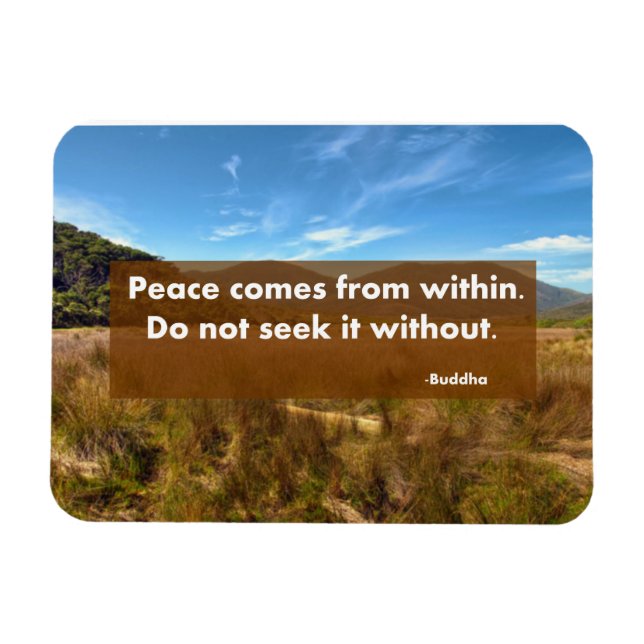 Ímã A paz vem de dentro (Horizontal)