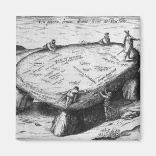 Imã A pedra levantada, ilustração de