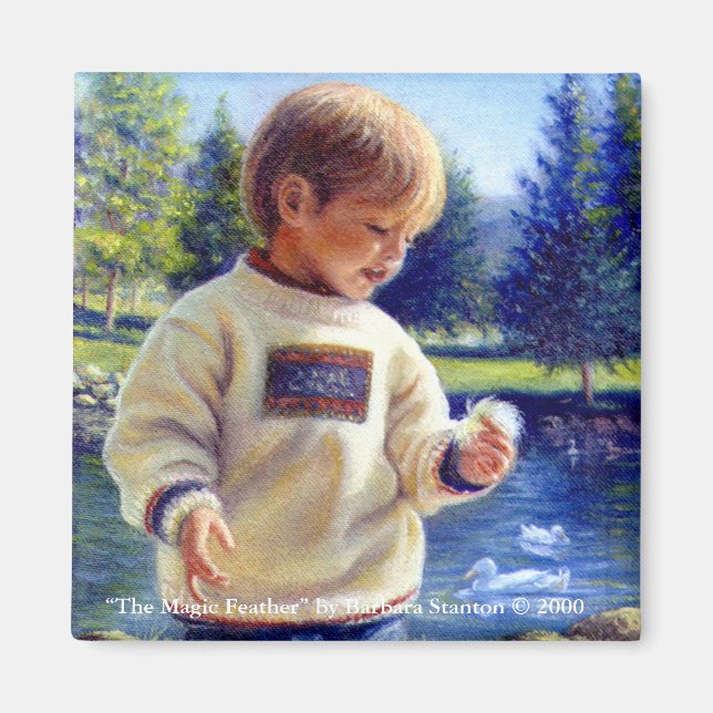 Imã "A Pena Mágica" (Frente)