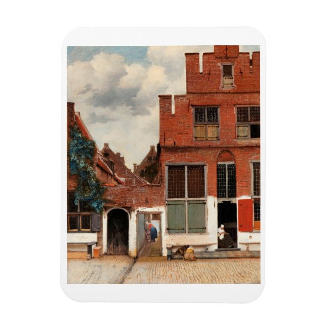 ÍMÃ "A PEQUENA RUA" DE JOHANNES VERMEER (Vertical)