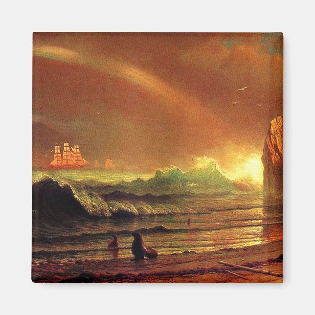 Imã A pintura de Albert Bierstadt, A Porta do Ouro (Frente)