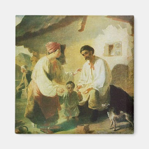 Imã A pintura de Shevchenko - uma família rural
