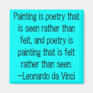 Imã A pintura é poesia… - ímã