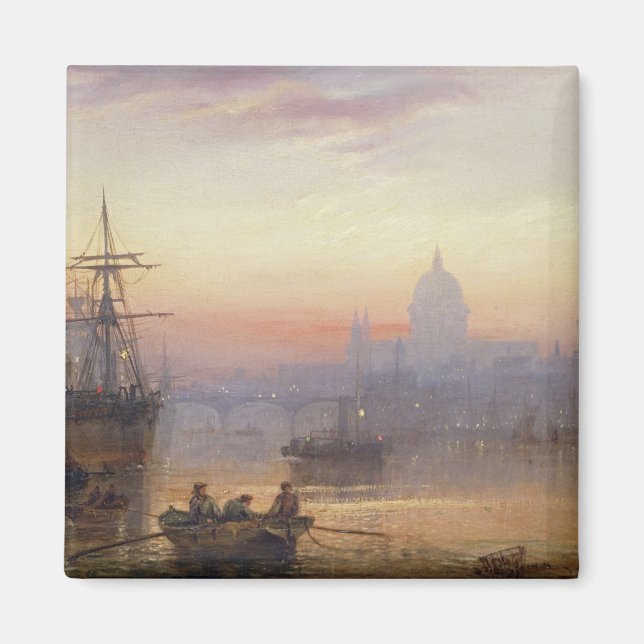 Imã A Piscina de Londres no Sundown, 1876 (Frente)
