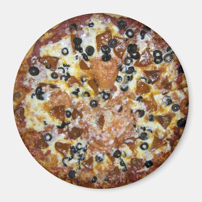 Imã A pizza de trabalho (Frente)