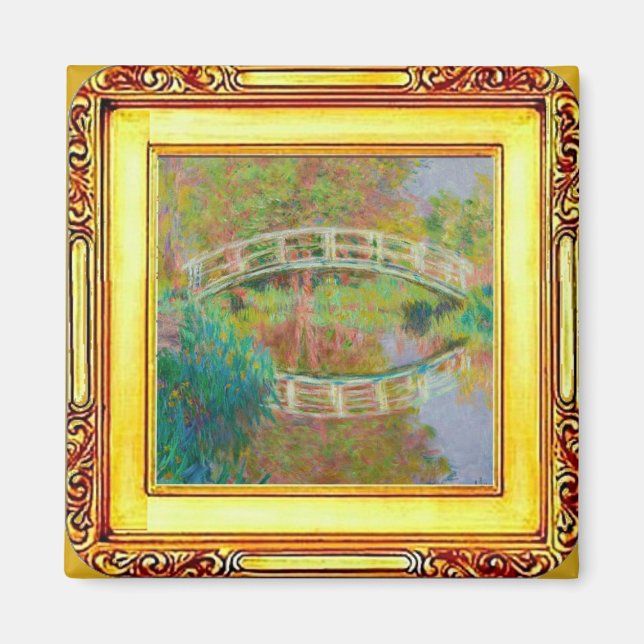 Imã A Ponte Japonesa, Monet, Ímã (Frente)