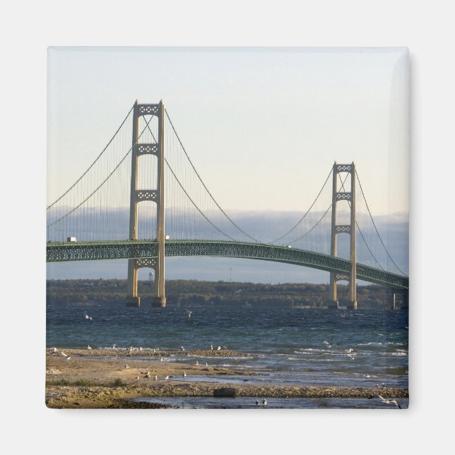 Imã A Ponte Mackinac atravessando os Estreitos de 4 (Frente)
