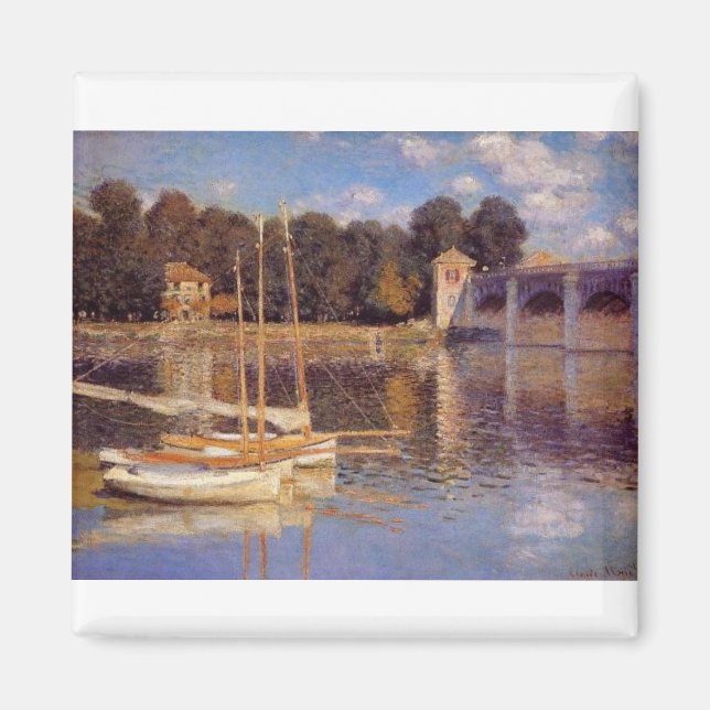Imã A ponte no Argenteuil Claude Monet (Frente)