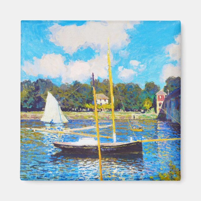 Imã A ponte no Argenteuil Claude Monet (Frente)