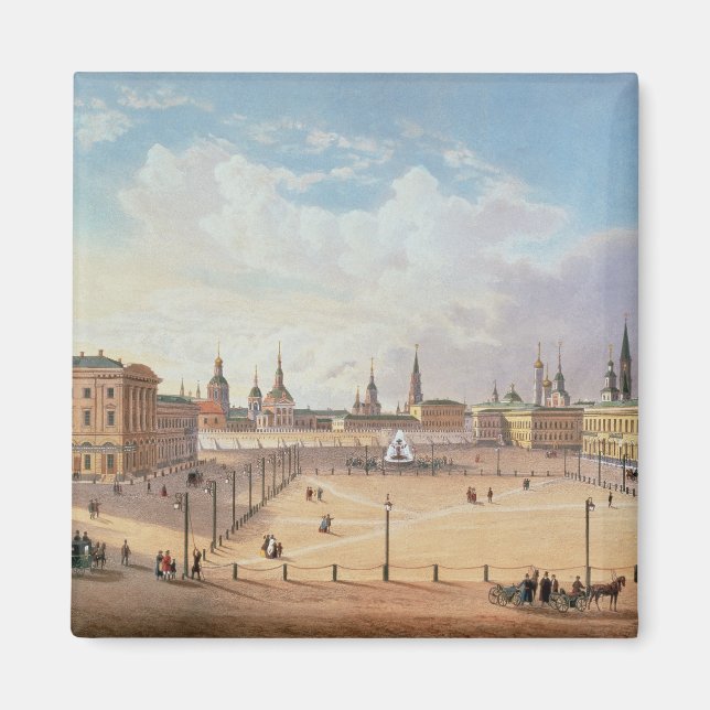 Imã A Praça do Teatro em Moscou (Frente)