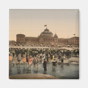 Imã A praia e o Kursaal, Scheveningen, Países Baixos