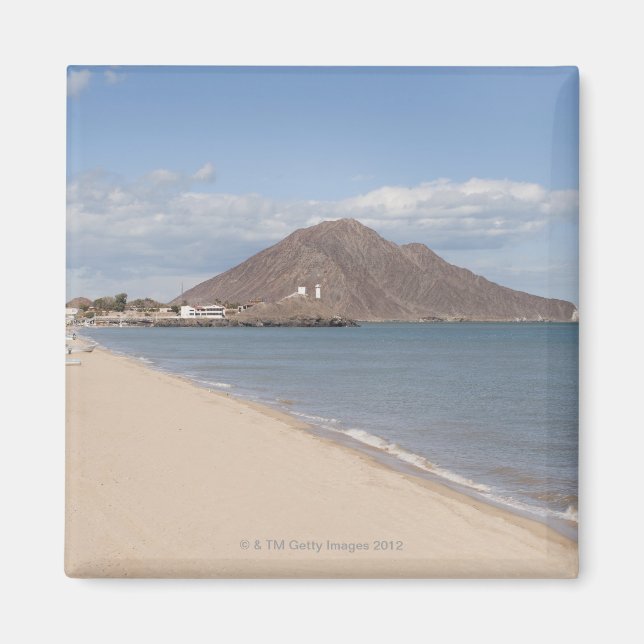 Imã A praia em San Felipe, no mar de Cortez (Frente)