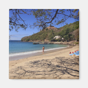 Imã A praia no Parque Nacional da Ilha do Pombo