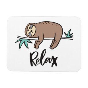 Ímã A preguiça diz relaxa