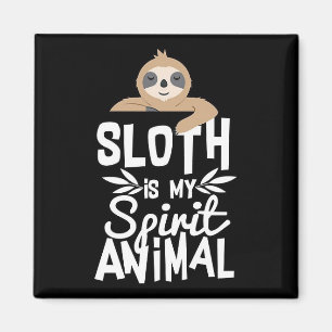 Imã A preguiça é o meu Animal Espiritual