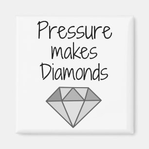 Imã A pressão faz diamantes