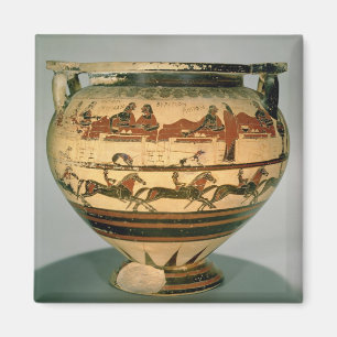 Imã A preto-figura adiantada coluna-krater do