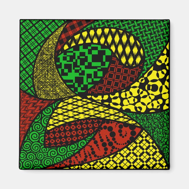 Imã "A Primeira Mistura" Magnet Quadrado (Frente)