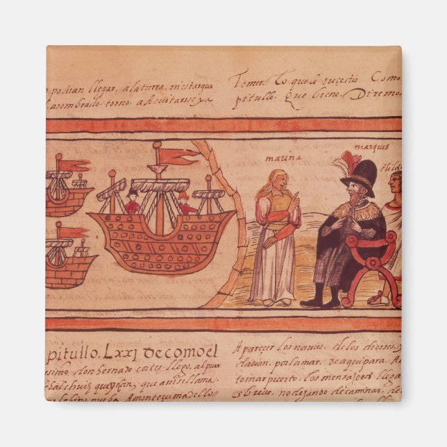 Imã A princesa indiana Malinche ou Dona Marina (Frente)