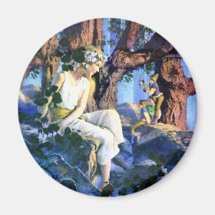 Imã A Princesa Justa de Maxfield Parrish e os Gnomos