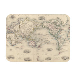Ímã A Projeção do Mundo no Mercator