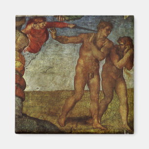 Imã A Queda e Expulsão de Michelangelo, Jardim do Éden