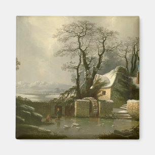 Imã A raça congelada do moinho