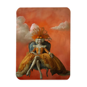 Ímã A Rainha da Abóbora Arte surreal