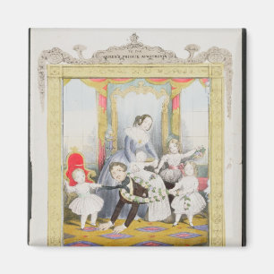 Imã A rainha e o príncipe Albert em casa