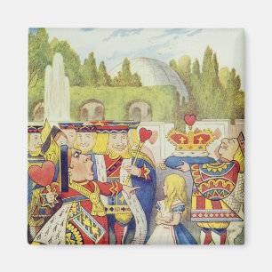 Imã A rainha veio! E não é irritada. "