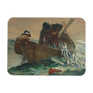 Ímã A rede dos arenques, 1885 (óleo em canvas)