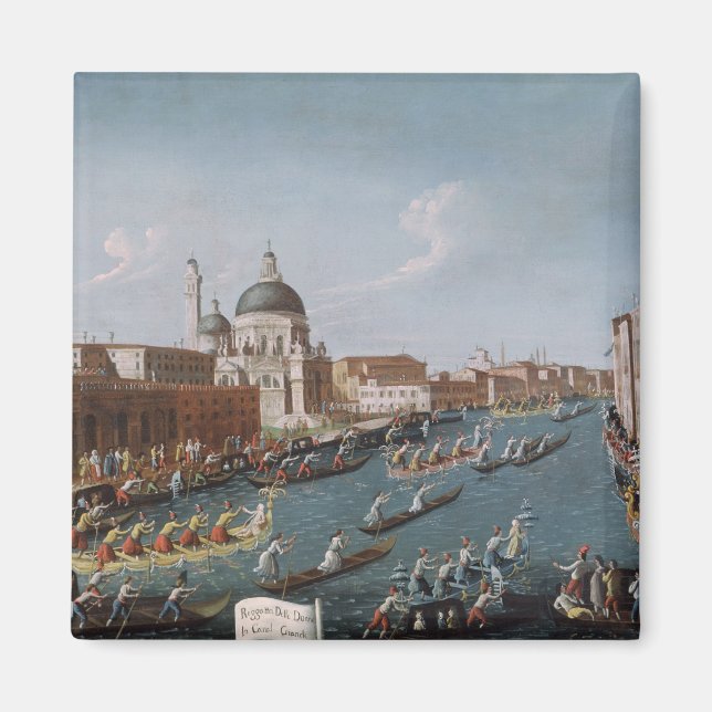 Imã A Regata das Mulheres no Grande Canal, Veneza (Frente)