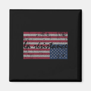 Imã A Resistência La Flag Americana Resiste De Cabeça
