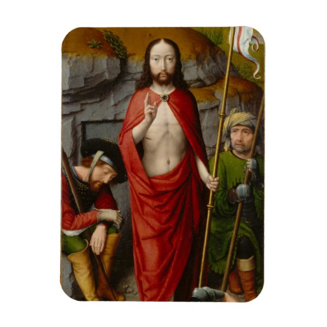 Ímã A ressurreição, com os peregrinos de Emaús (Vertical)