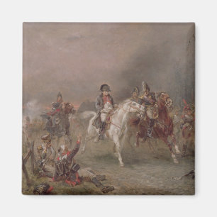 Imã A retirada de Napoleon (óleo em canvas)