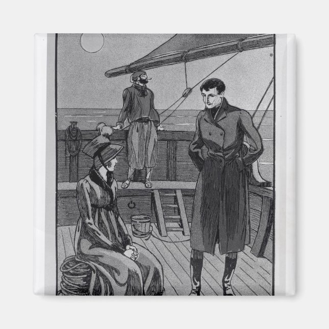 Imã A reunião entre Orso e Miss Nevil em (Frente)