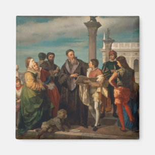 Imã A reunião entre Titian (1488-1576) e Verones
